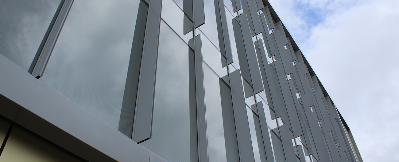 curtain walling at University of Bedford