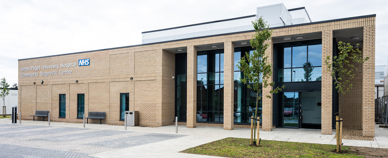 The new Community Diagnostic Centre (CDC) at the James Paget University Hospital